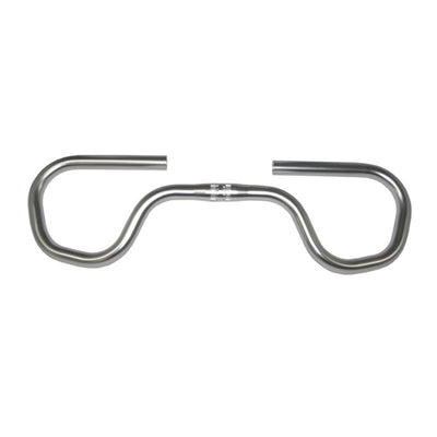 Manillar Ergotec Contest Lady 550mm Altura 33mm Aluminio Plata