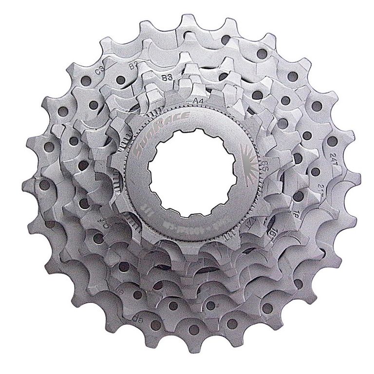 Casete Sunrace 7v Plata