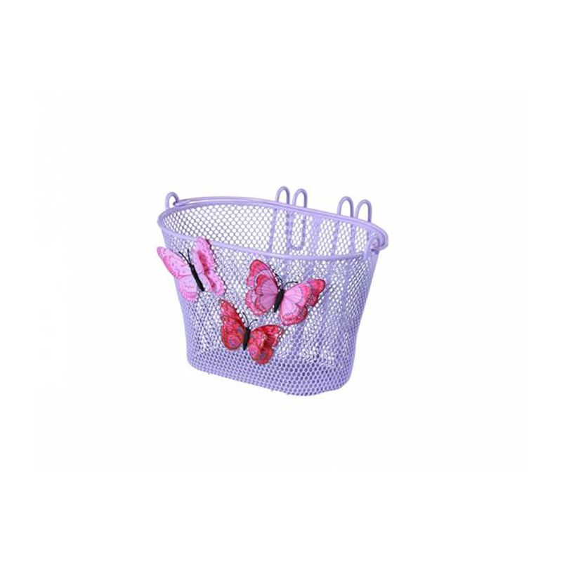 Cesta Manillar Infantil Basil Jasmin 10L 28x20x19cm Lila