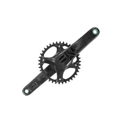 Juego Bielas/Plato Campagnolo Ekar Ultra Torque Pro Tech 145 Bcd 40d Carbono Sin Cazoletas Negro