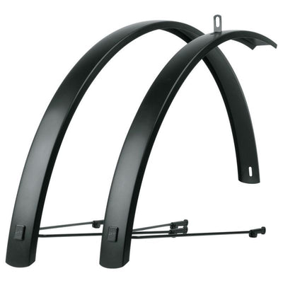 Pack Guardabarros Delantero/Trasero SKS Bluemels Edge 28" Negro Mate