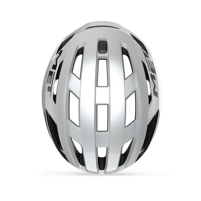 Casco Met Vinci Mips Blanco/Plata Brillo #3