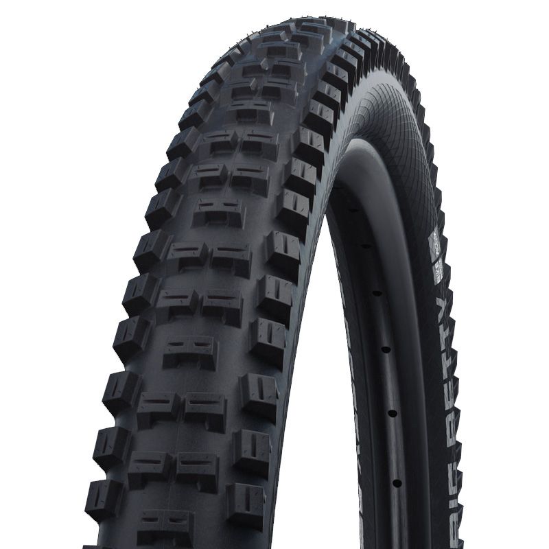 Cubierta Schwalbe Big Betty HS608 Evolution Super Gravity Addix Soft Tubeless Plegable Negro/Marrón