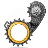 Rear Derailleur Cage Absolute Black Hollowcage Shimano 9200 Carbon Gold