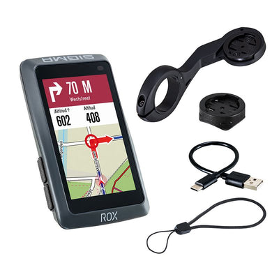 Ciclocomputador Sigma Rox 12.1 Evo Gris Oscuro