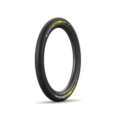 Cubierta Michelin Pilot Sx 20x1.50 Racing Line Reflectante Negro
