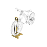 Peruzzo Eco-Bamboo Floor Bike Stand E-Bike Charger Holder Brown