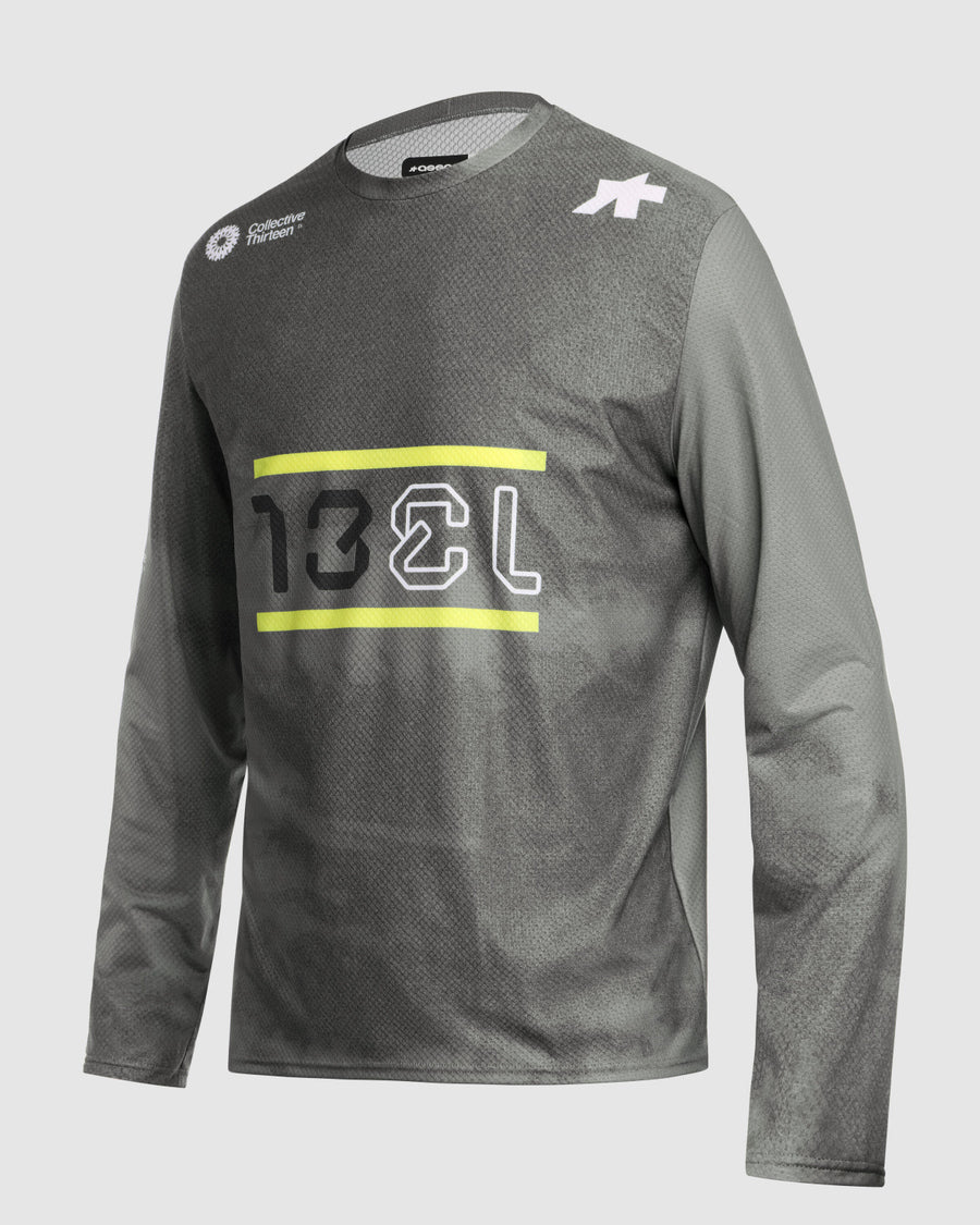Maillot Manga Larga Assos Tactica Collective 13 LS S11 Hombre Collective Impossible Green #3