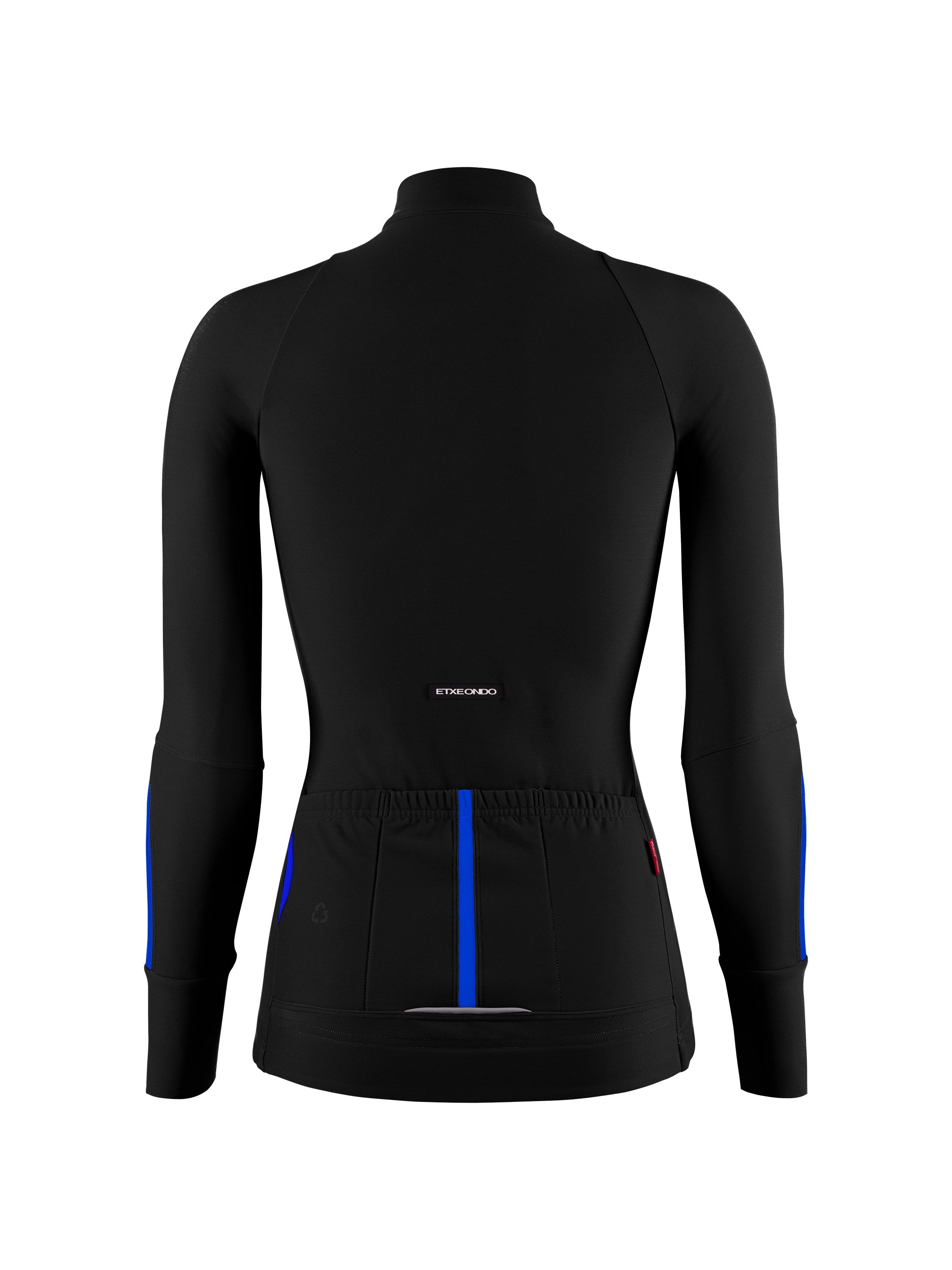 Ibaia Termal Jersey Etxeondo Mujer 2022 Negro/Azul Ink #2