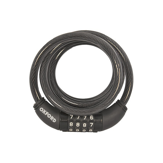 Antirrobo Cable OXC CombiCoil10 10x1500mm Negro
