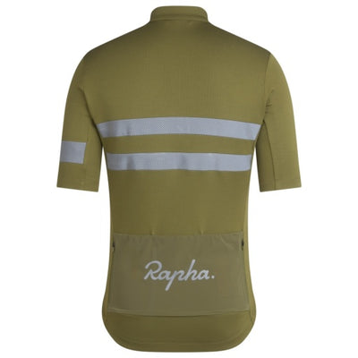 Maillot Rapha Brebet Hombre Dark Khaki/Silver #3