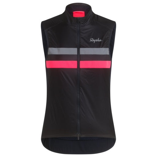 Chaleco Isotérmico Rapha Brebet Mujer Gilet Dark Navy/Hi-Vis Pink