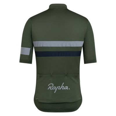 Maillot Rapha Brebet Hombre Deep Olive/Dark Navy #3